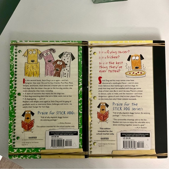 Stick Dog by Tom Watson - CHASES A PIZZA & WANTS A HOT DOG - Picture 2 of 3